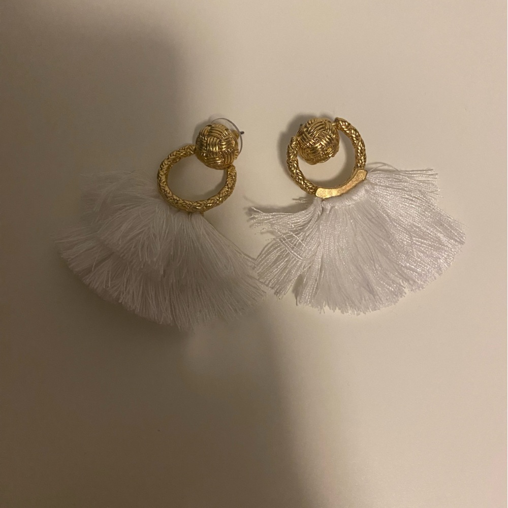 Women's Fashion Jewelry Orchid White & Gold